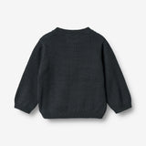 Wheat Main Knit Cardigan Bjørn Knitted Tops 1432 navy