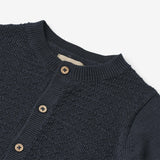 Wheat Main Knit Cardigan Bjørn Knitted Tops 1432 navy