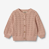 Wheat Main Knit Cardigan Celia | Baby Knitted Tops 1157 moonlight rose