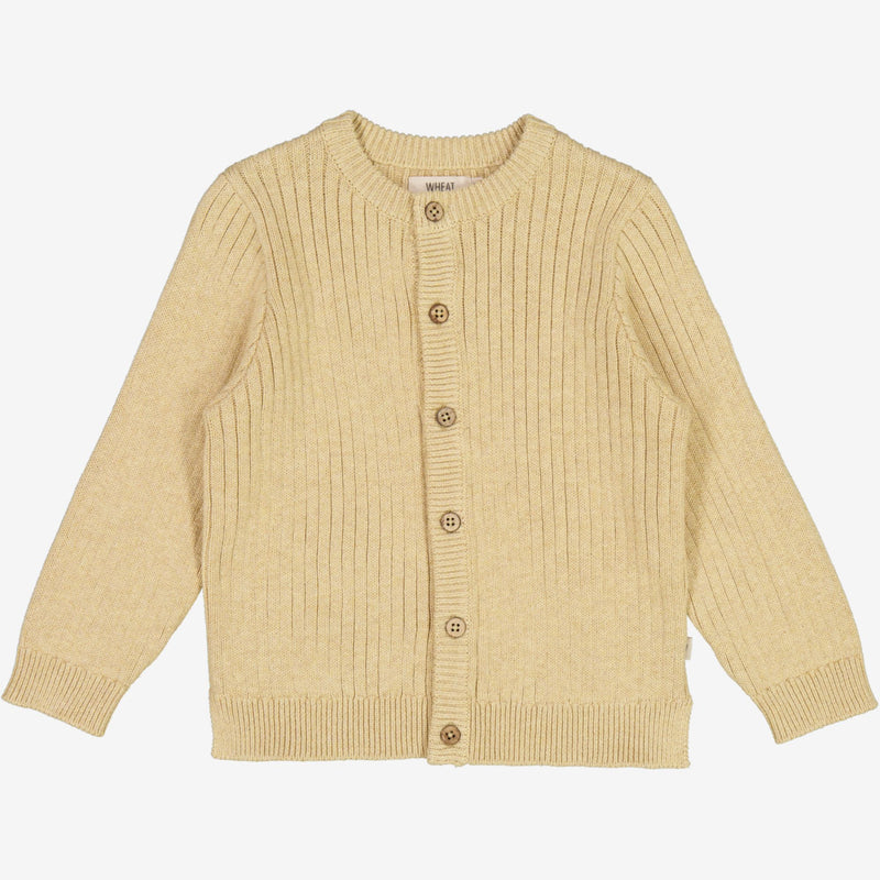 Wheat Knit Cardigan Eke Knitted Tops 9306 seeds melange