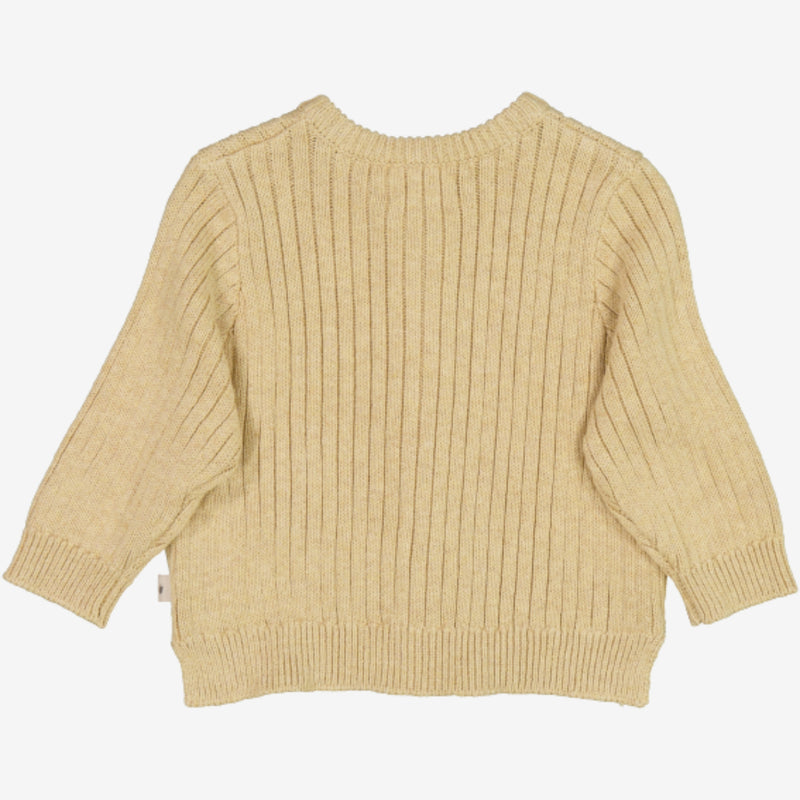 Wheat Knit Cardigan Eke | Baby Knitted Tops 9306 seeds melange