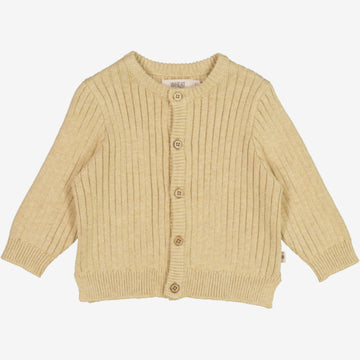 Wheat Main  Knit Cardigan Eke | Baby Knitted Tops 9306 seeds melange