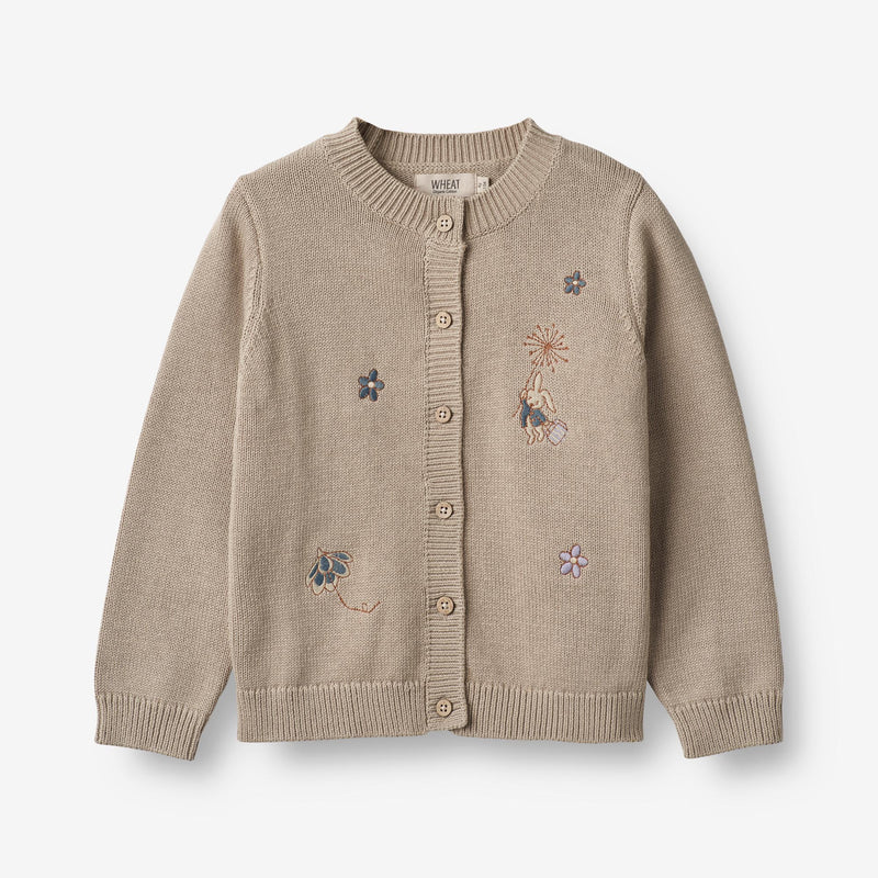 Knit Cardigan Ella - soft beige – Wheat.eu