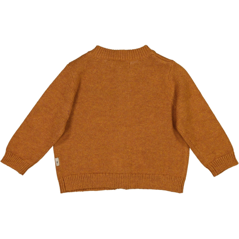 Wheat Main Knit Cardigan Ella Knitted Tops 3025 cinnamon melange