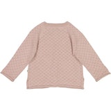 Wheat Main Knit Cardigan Hera Knitted Tops 2487 rose powder