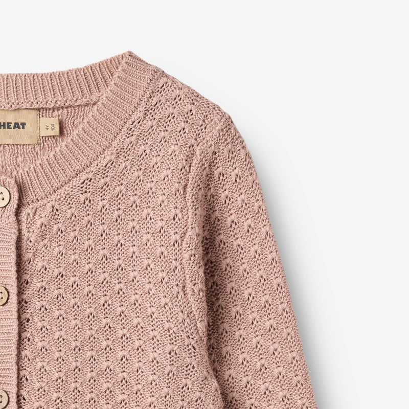 Wheat Main Knit Cardigan Magnella Cardigan 2487 rose powder