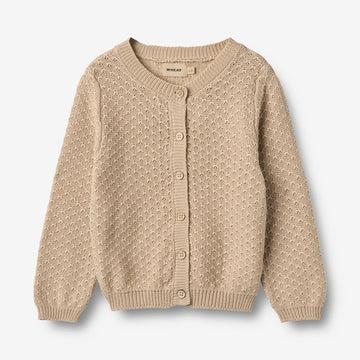Wheat Main Knit Cardigan Magnella Cardigan 3354 warm sand