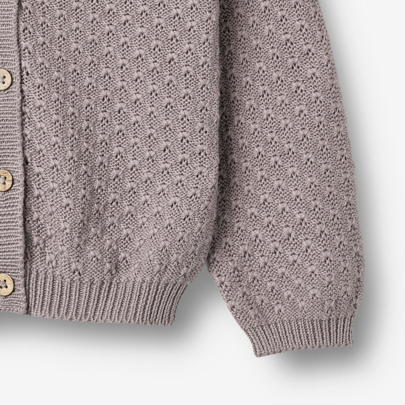 Wheat Main Knit Cardigan Magnella Cardigan 9531 dusty purple