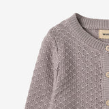 Wheat Main Knit Cardigan Magnella Cardigan 9531 dusty purple