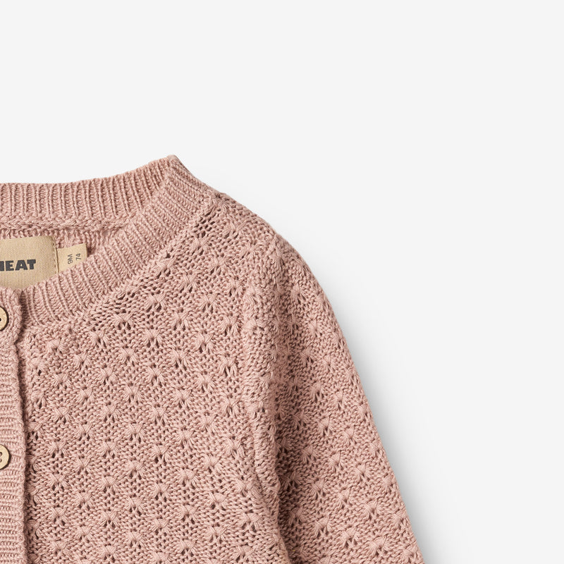Wheat Main Knit Cardigan Magnella Cardigan 2487 rose powder