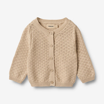 Wheat Main Knit Cardigan Magnella Cardigan 3354 warm sand