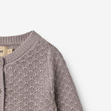 Wheat Main Knit Cardigan Magnella Cardigan 9531 dusty purple