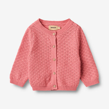 Wheat Main Knit Cardigan Magnella Cardigan 9568 soft pink
