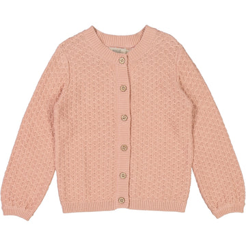 Wheat Main Knit Cardigan Magnella Knitted Tops 2270 misty rose