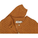 Wheat Main Knit Cardigan Magnella Knitted Tops 3025 cinnamon melange