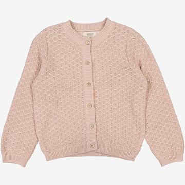 Wheat Main  Knit Cardigan Magnella Knitted Tops 1356 pale lilac