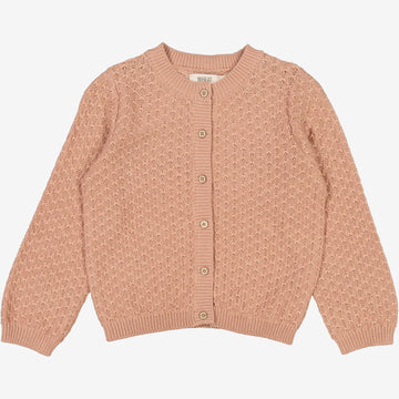 Wheat Main  Knit Cardigan Magnella Knitted Tops 2031 rose dawn