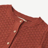 Wheat Main Knit Cardigan Magnella Knitted Tops 2072 red