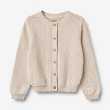 Wheat Main Knit Cardigan Magnella Knitted Tops 3191 offwhite