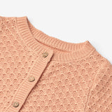 Wheat Main Knit Cardigan Magnella Knitted Tops 2358 pink sand