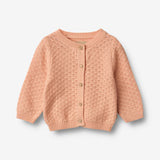 Wheat Main Knit Cardigan Magnella Knitted Tops 2358 pink sand