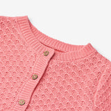 Wheat Main Knit Cardigan Magnella Knitted Tops 9423 flamingo pink