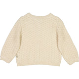 Wheat Main Knit Cardigan Magnella Knitted Tops 1101 cloud melange