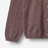 Wheat Main Knit Cardigan Maia Cardigan 2378 plum 