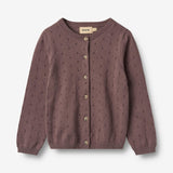 Wheat Main Knit Cardigan Maia Cardigan 2378 plum 
