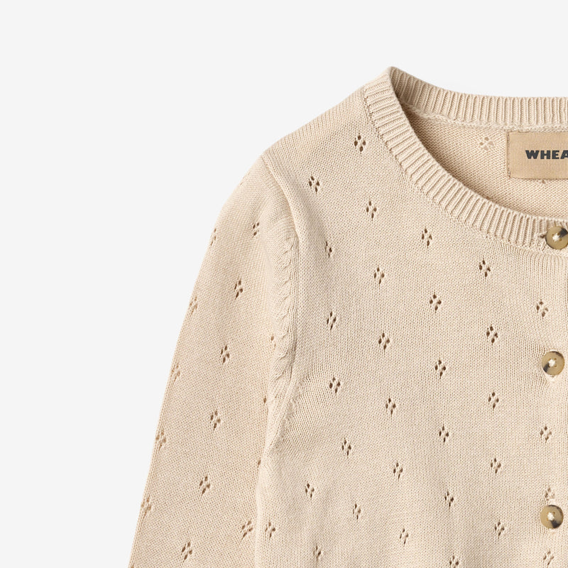 Wheat Main Knit Cardigan Maia Cardigan 3191 offwhite