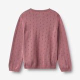 Wheat Main Knit Cardigan Maia Cardigan 9705 warm lilac