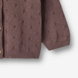 Wheat Main Knit Cardigan Maia Cardigan 2378 plum 