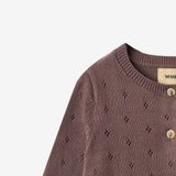 Wheat Main Knit Cardigan Maia Cardigan 2378 plum 