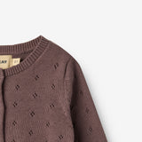 Wheat Main Knit Cardigan Maia Cardigan 2378 plum 