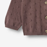Wheat Main Knit Cardigan Maia Cardigan 2378 plum 