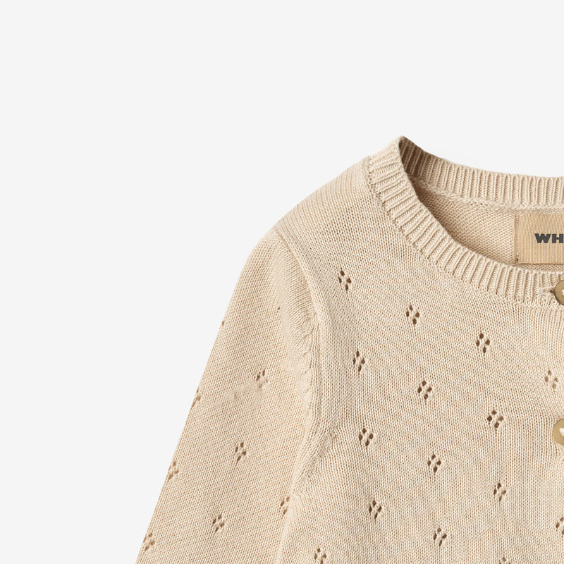 Wheat Main Knit Cardigan Maia Cardigan 3191 offwhite