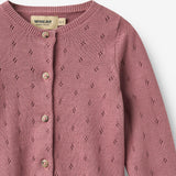 Wheat Main Knit Cardigan Maia Cardigan 9705 warm lilac