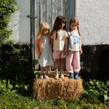Wheat Main Knit Cardigan Maia Knitted Tops 1560 soft blue