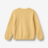 Wheat Main Knit Cardigan Maia Knitted Tops 9425 golden yellow