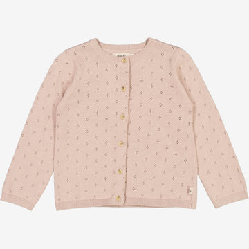 Wheat Main Knit Cardigan Maia Knitted Tops 1356 pale lilac