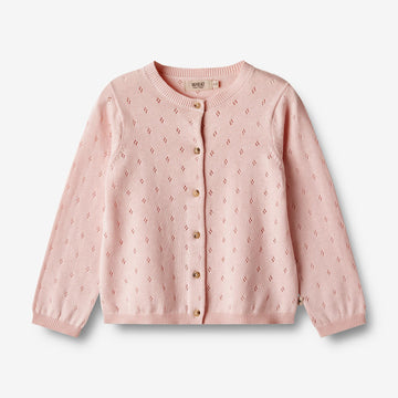 Wheat Main Knit Cardigan Maia Knitted Tops 2281 rose ballet