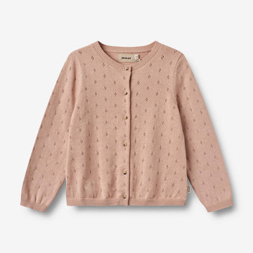 Wheat Main Knit Cardigan Maia Knitted Tops 1157 moonlight rose
