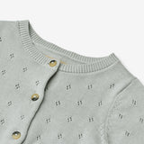 Wheat Main Knit Cardigan Maia Knitted Tops 1560 soft blue