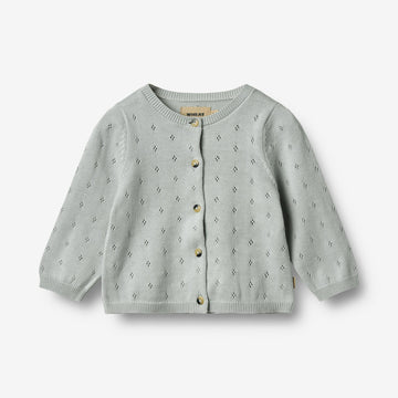 Wheat Main Knit Cardigan Maia Cardigan 1560 soft blue