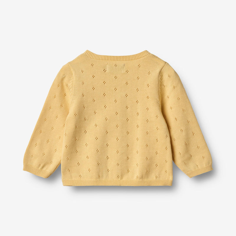 Wheat Main Knit Cardigan Maia Knitted Tops 9425 golden yellow
