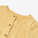 Wheat Main Knit Cardigan Maia Knitted Tops 9425 golden yellow