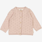 Wheat Knit Cardigan Maia | Baby Knitted Tops 1356 pale lilac