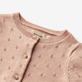 Wheat Main Knit Cardigan Maia | Baby Knitted Tops 1157 moonlight rose