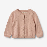 Wheat Main Knit Cardigan Maia | Baby Knitted Tops 1157 moonlight rose