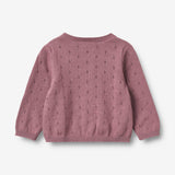 Wheat Main Knit Cardigan Maia | Baby Knitted Tops 1308 lavender dawn